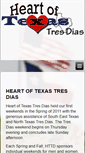 Mobile Screenshot of heartoftexastresdias.com