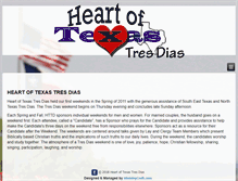 Tablet Screenshot of heartoftexastresdias.com